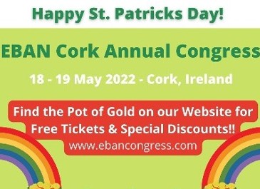 EBAN Cork Annual Congress Celebrating St Patricks Day with Free Tickets & Discounts