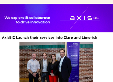 AxisBIC June News; Clare & Limerick Launch; Entrepreneur Experience Applications Open; Prep4Seed & Venture Academy News etc