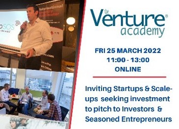 Apply to Pitch at the Annual CorkBIC Venture Academy - March 25 11-13hrs