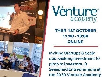 The 2020 Venture Academy - Oct 1st - 11:00 - 13:00 - Apply & Register Today!